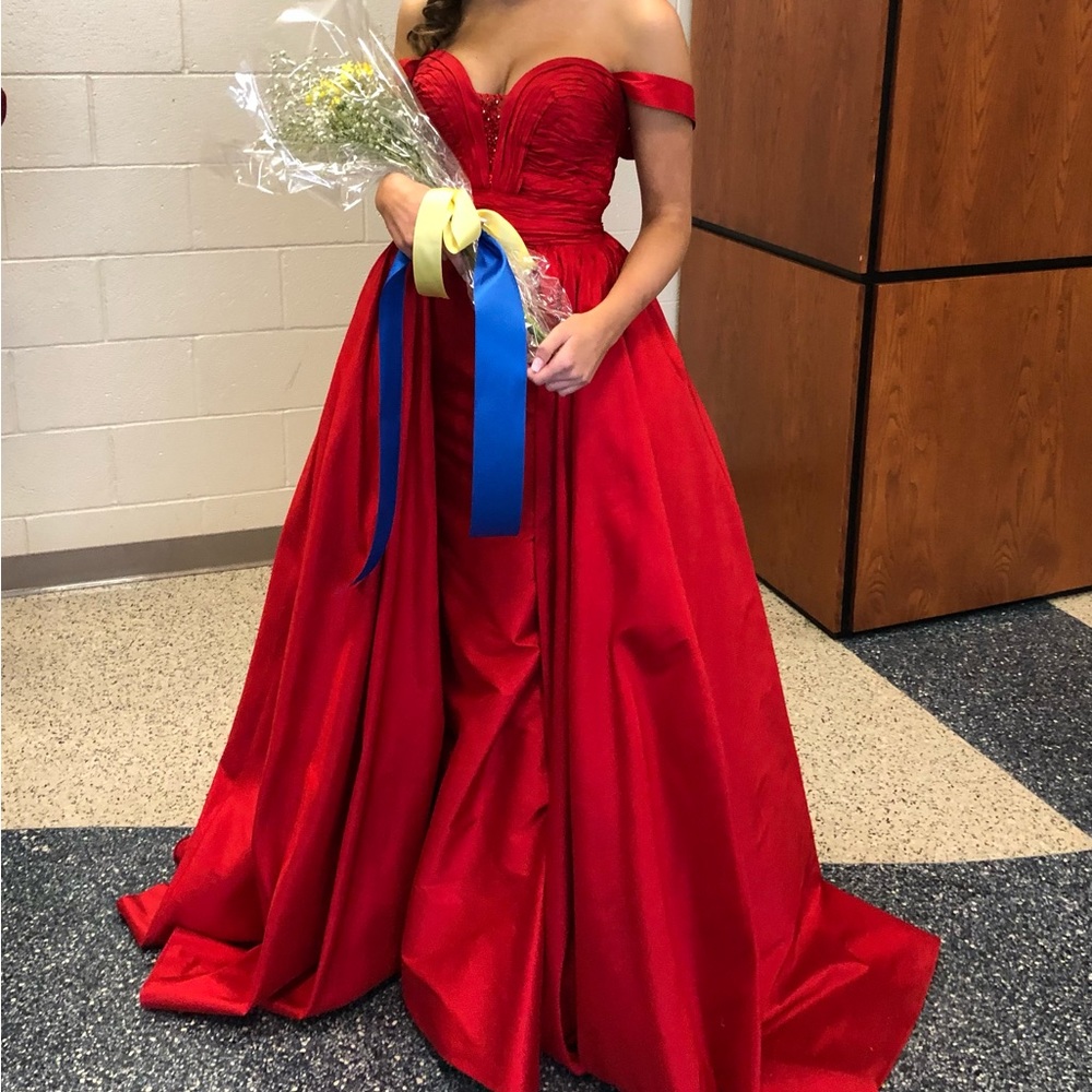Red Ball Gown
